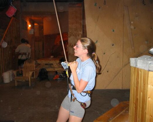 Rock climbing at Vertical Reality
